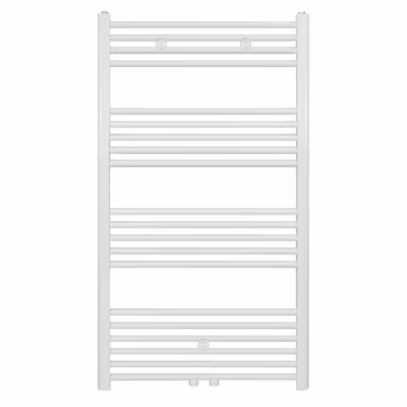 Belrad Badheizkörper Mittelanschluss Weiß - 1200x600 mm - 616w