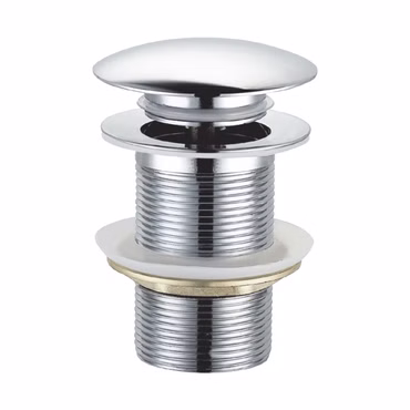 Aloni Pusher Chrom ohne Ablaufventil 1 1/4