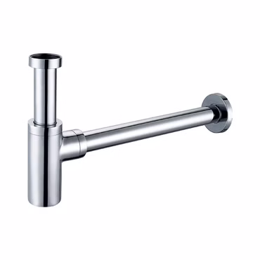 Aloni Messing/Edelstahl verchromt Siphon 1 1/4"