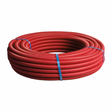 Belplex Mehrschicht Verbundrohr mit Mantel 16/2 auf einer Rolle 50m (Rot)