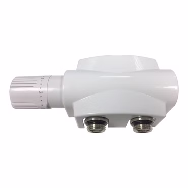 Ventil-Armaturen Set Multiblock Universal Eck- und Durchgangsform inkl. Thermostatkopf