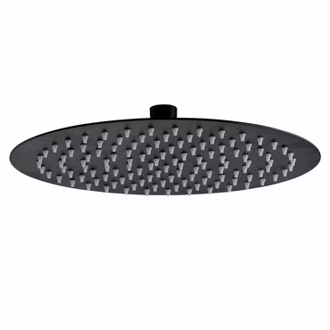 Aloni Regendusche Kopfbrause rund Schwarz matt Ø 40 cm