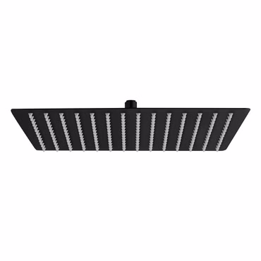 Aloni Regendusche Brause schwarz matt Quadrat 20x20 cm Kopfbrause Rainshower