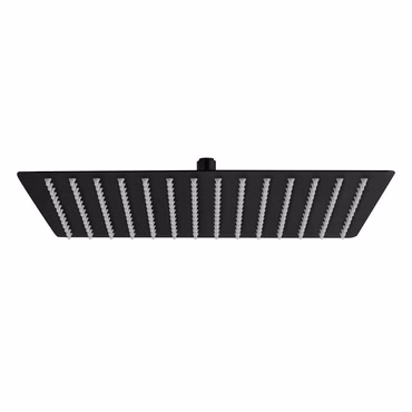 Regendusche Brause schwarz matt Quadrat 40x40cm Kopfbrause Rainshower