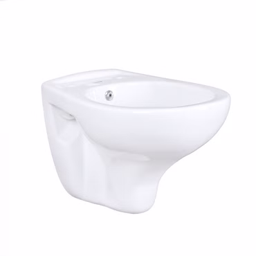 Creavit Wand Hänge WC mit Taharet Düse (Bidet) mit Spülrand Weiß