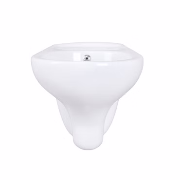 Creavit Wand Hänge WC mit Taharet Düse (Bidet) mit Spülrand Weiß
