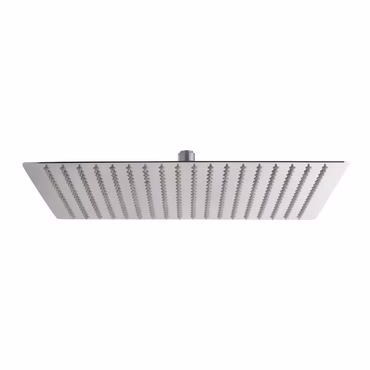 Regendusche Brause chrom Quadrat Kopfbrause Rainshower Spiegeleffekt 40x40cm