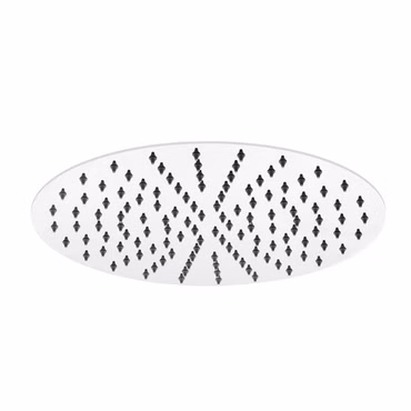 Aloni Regendusche Brause Chrom rund Kopfbrause Rainshower Spiegeleffekt Ø40cm