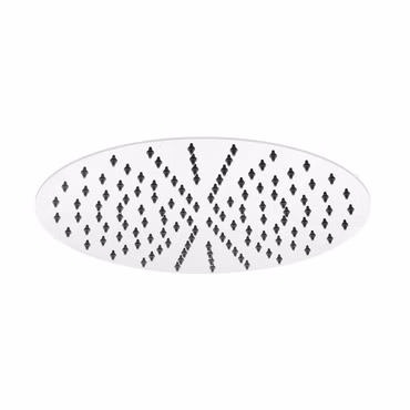 Regendusche Brause Chrom rund Kopfbrause Rainshower Spiegeleffekt Ø30cm