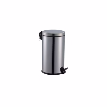 Kosmetikeimer Treteimer Abfalleimer Mülleimer 5 Liter Chrom