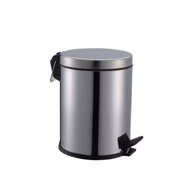 Kosmetikeimer Treteimer Abfalleimer Mülleimer 3 Liter Chrom