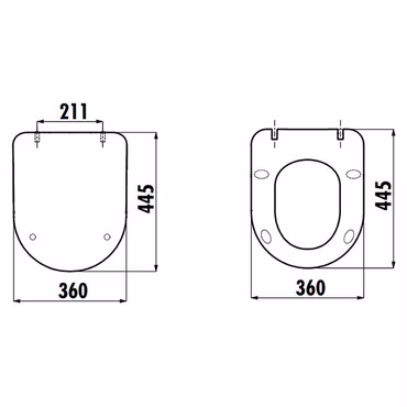 Creavit WC-Sitz Duroplast cappuccino matt mit Softclose und Edelstahlscharnieren hygienisch langlebig