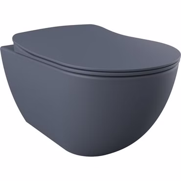 Creavit Duroplast WC Sitz Toilettensitz Absenkautomatik Softclose Basalt Matt