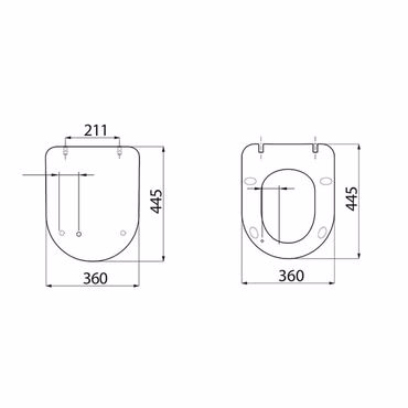 Creavit WC Sitz Duroplast Softclose Quick Release mattweiß Edelstahlscharniere