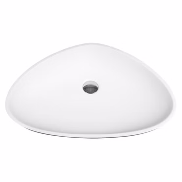 Veroni Solid Surface Corona Waschschüssel (LxBxH - 63cm x 42cm x 14cm)