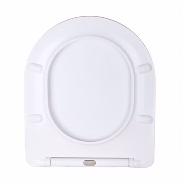 BELVIT WC Slim Sitz, Design WC-Sitz mit Absenkautomatik/Soft-Close - Toilettensitz, Klodeckel Duroplast weiß dünn