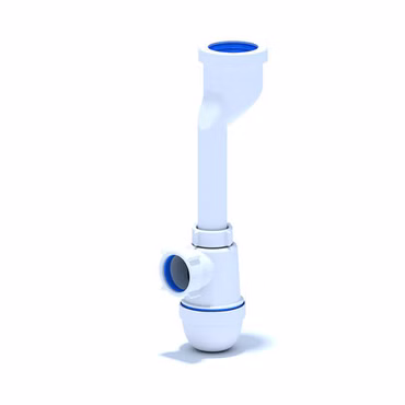 Belvit Urinal Siphon Ablaufsiphon Pissoir Geruchsverschluss Ø40mm Waagerechter Abgang