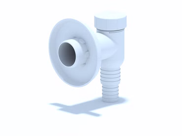 Belvit Waschmaschinen Siphon 32 x 19mm (Kürzbar 24 mm)