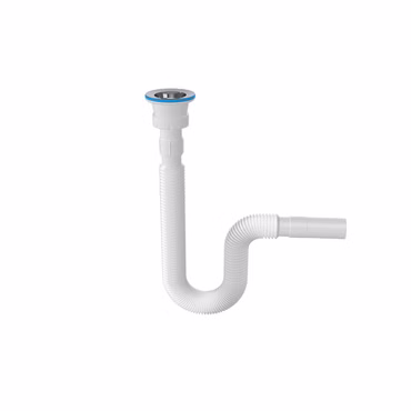 Belvit Sifon Flex 1 1/4" Ø32/40 (391-801mm) Geruchsverschluss Siphon Ablaufgarnitur