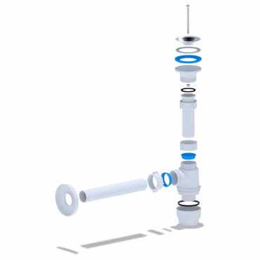 Belvit Waschbecken Siphon 1 1/4" Ø32 mm