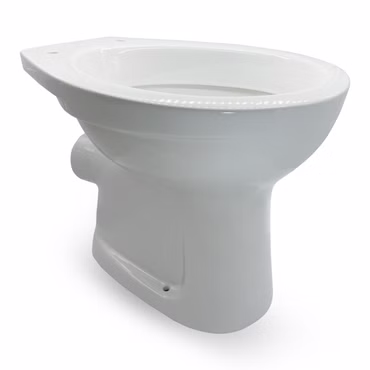 Belvit Stand-WC Weiß Flachspüler Abgang Wand (waagerecht) 480x350x390