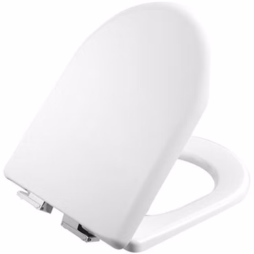Creavit WC-Sitz Duroplast Softclose weiß mit Edelstahlscharnieren abnehmbar leise Toilettensitz