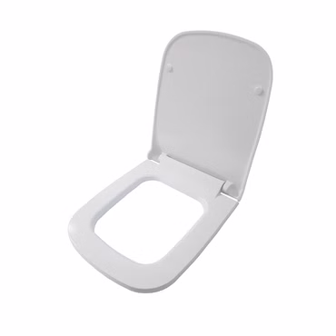Belvit Toilettensitz Absenkautomatik Softclose Easy-Click Eck Weiß Deckel