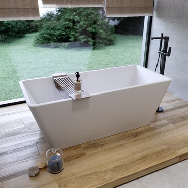 Belvit Hong Kong Freistehende Rechteck Acryl Badewanne 162x72 cm