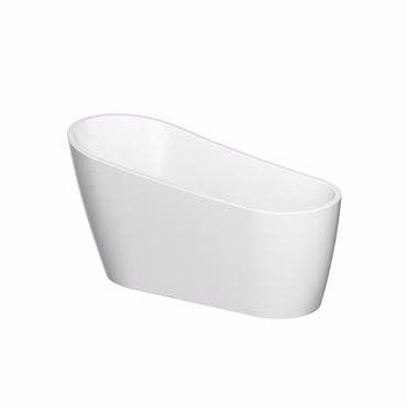 Belvit London Freistehende Rund Acryl Badewanne 167x72 cm