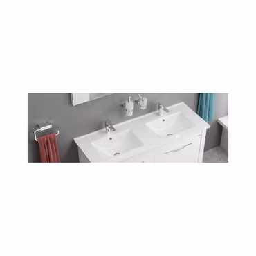 Creavit Keramikwaschbecken Waschtisch 45 x 120 cm Weiß