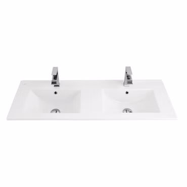 Creavit Keramikwaschbecken Waschtisch 45 x 120 cm Weiß