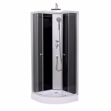 Aloni Komplette Duschkabine Komplettdusche Duschtempel Komplettkabine Eckdusche 80x80cm