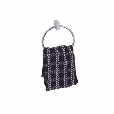 Handtuchhalter Monaco Rund Chrom 5 x 16 cm (T x Ø) Rostfrei