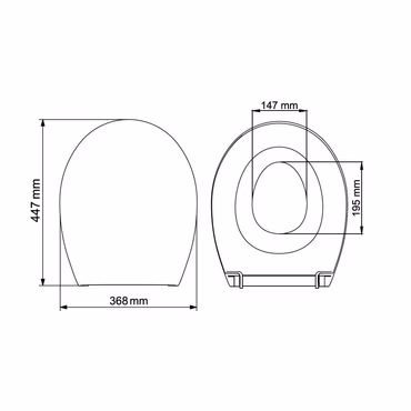 Belvit WC-Sitz Kindersitz Softclose Deckel