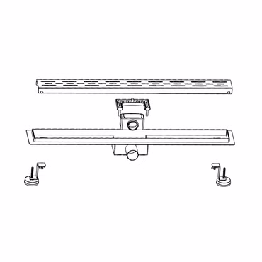 Aloni Duschrinne Standard Kupfer 90cm