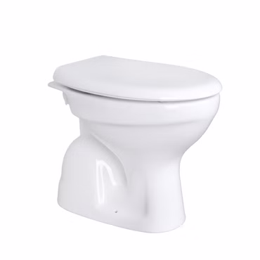 Belvit Stand WC Toilette Abgang Boden Senkrecht + Softclose Deckel