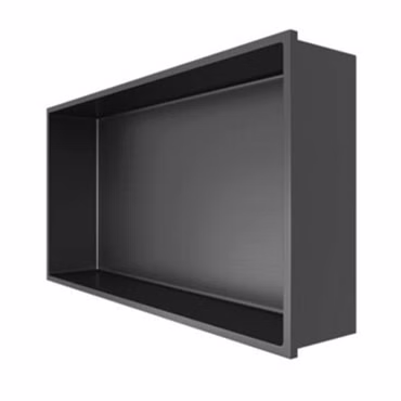 Aloni Wandnische Edelstahl grau gebürstet rostfrei 300x600x100mm