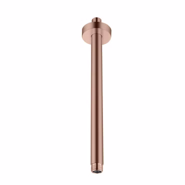 Brausearm Wandarm Duschkopfarm Deckenanschluss Kupfer gebürstet 1/2" 30 cm