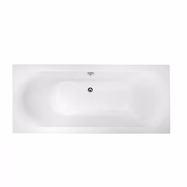 Belvit Vienna Acryl Badewanne Rechteckig Mittelanschluss 170x75cm + Standfüße