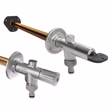 FROSTI® PLUS Frostsichere Außenarmatur Frosti-Plus KEMPER, DN15 BI. f. Wandstärken 150-415mm