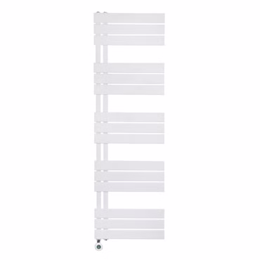 Elektrischer Handtuchheizkörper Paneel Anschluss links weiß 1600x500 (HxB) 755W