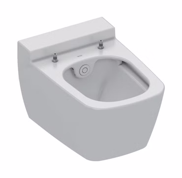 TECEone WC mit Duschfunktion Kaltwasser ohne Strom weiß randlos selbstreinigend BELGAQUA