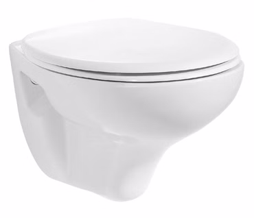 Creavit Hänge Taharet WC Set Weiß spülrandlos mit Bidet Softclose WC Sitz und Unterputz Vorwandelement Spülkasten 3/6 L