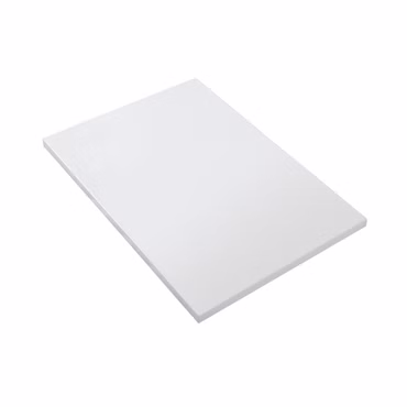 Waschtischplatte 80x1,2x52,5cm Mattweiß Mineralguss