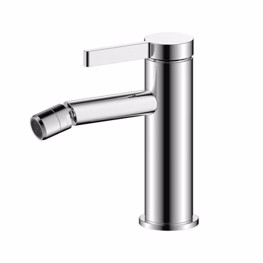 BELVIT Bidet Mischarmatur Chrom Einhebel Griff Aufbauarmatur mit beweglicher Düse