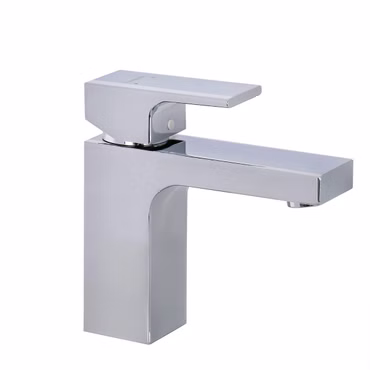 Hansgrohe Vernis Shape Einhebel-Waschtischmischer 100 Chrom mit isolierter Wasserführung und Zugstangen-Ablaufgarnitur
