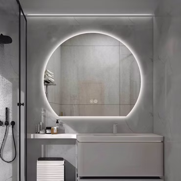 BELVIT LED Badspiegel 100x120 cm mit Touchsteuerung Heizfunktion Antibeschlag