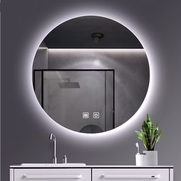 BELVIT LED Spiegel rund 120 cm Touchsteuerung Heizfunktion Antibeschlag
