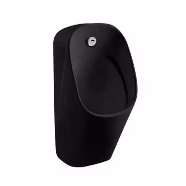 BELVIT Urinal mit Sensor Rückwandanschluss Keramik Mattschwarz 30x59x33,5 cm
