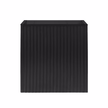 Belvit Waschtischunterschrank 40x50x22,3cm MDF schwarze Eiche Türanschlag rechts